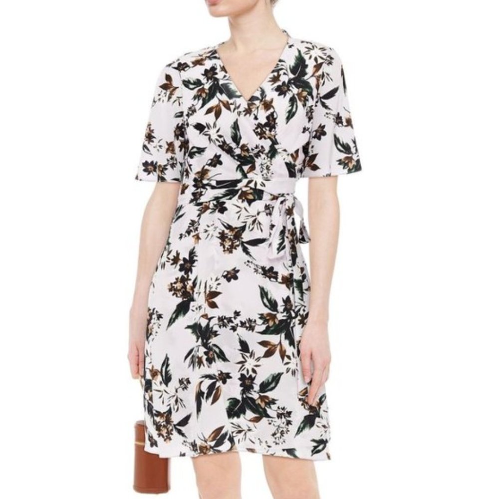 DVF Caribbean Floral Kathy Wrap Dress
